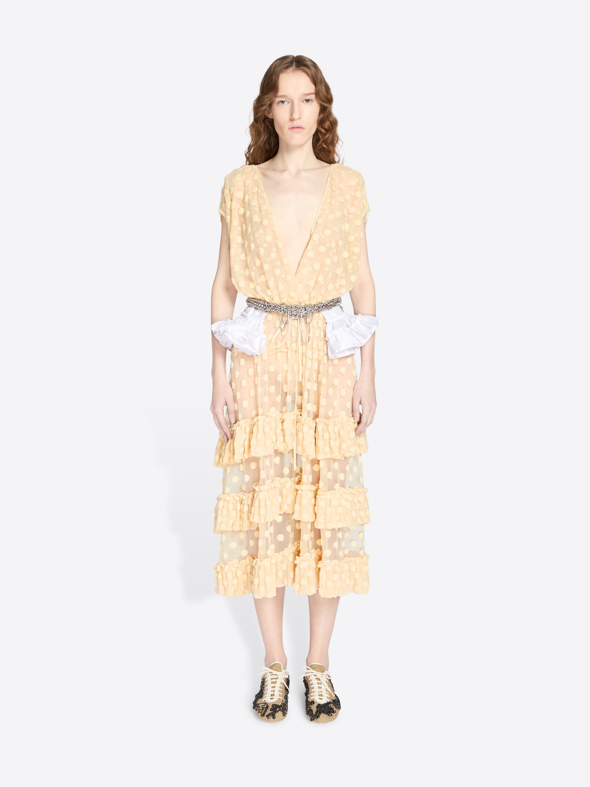 Ruffled Cotton Belt