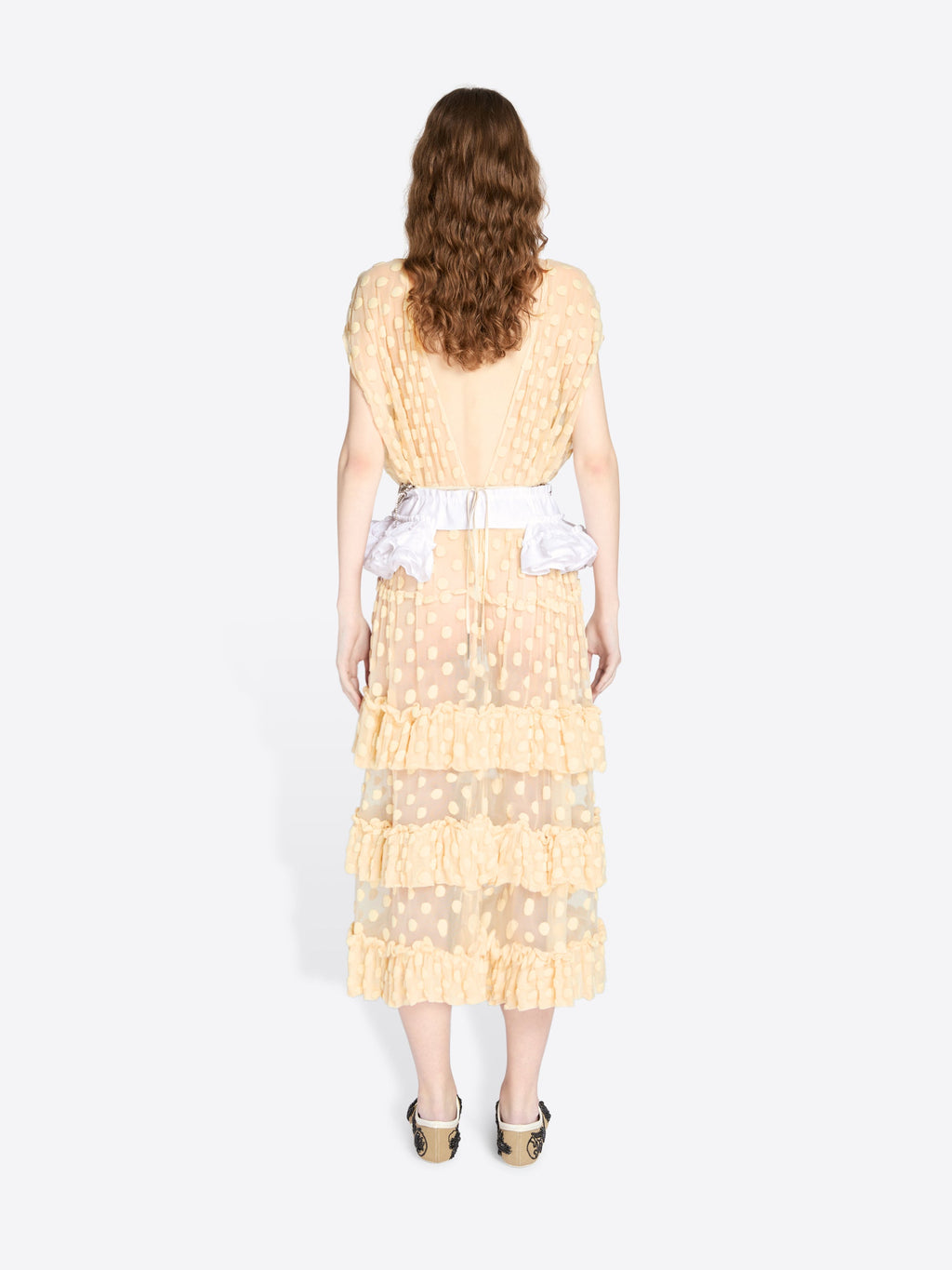 Ruffled Cotton Belt