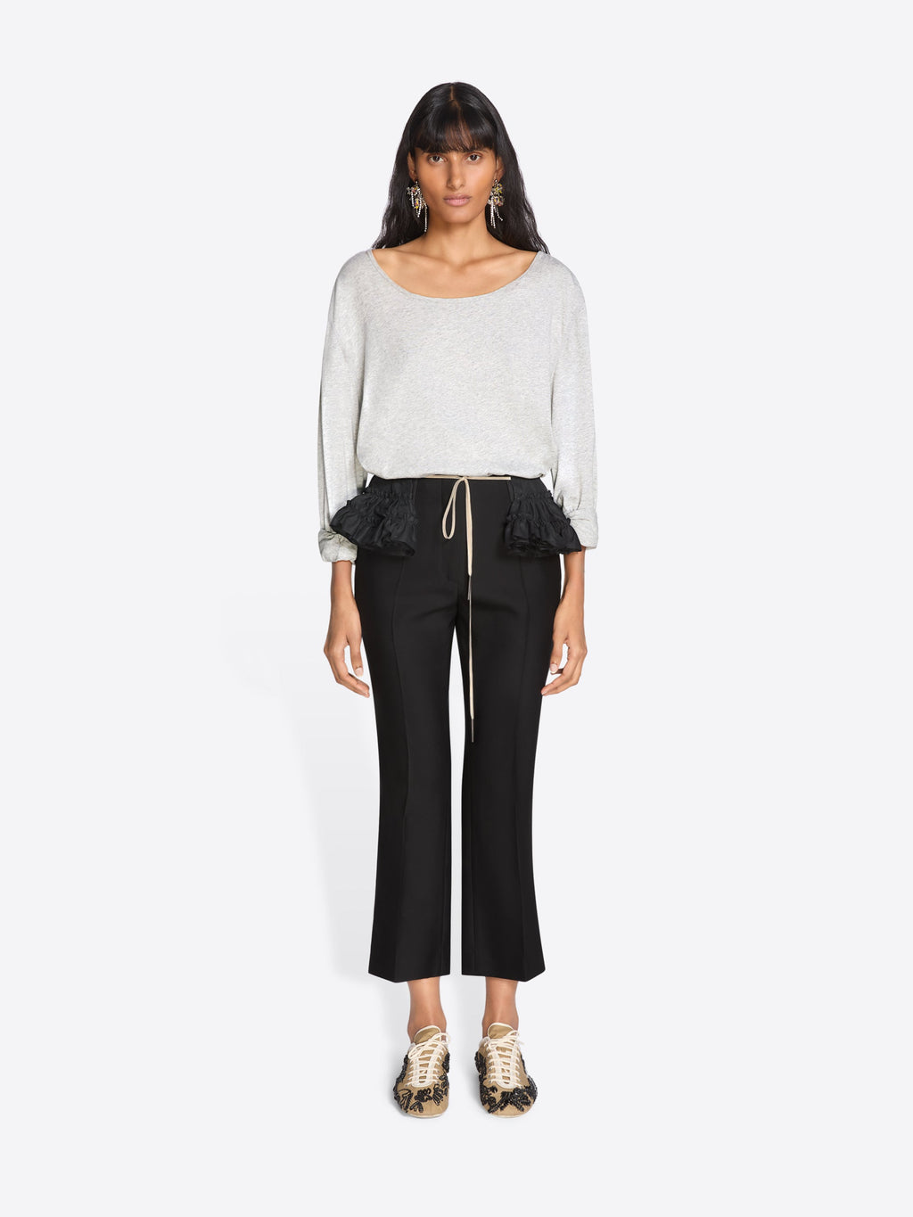 Ruffled Cotton Belt