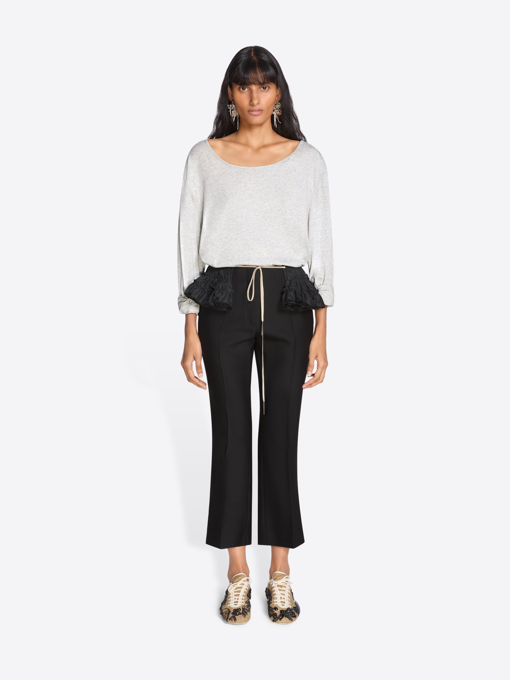 Ruffled Cotton Belt