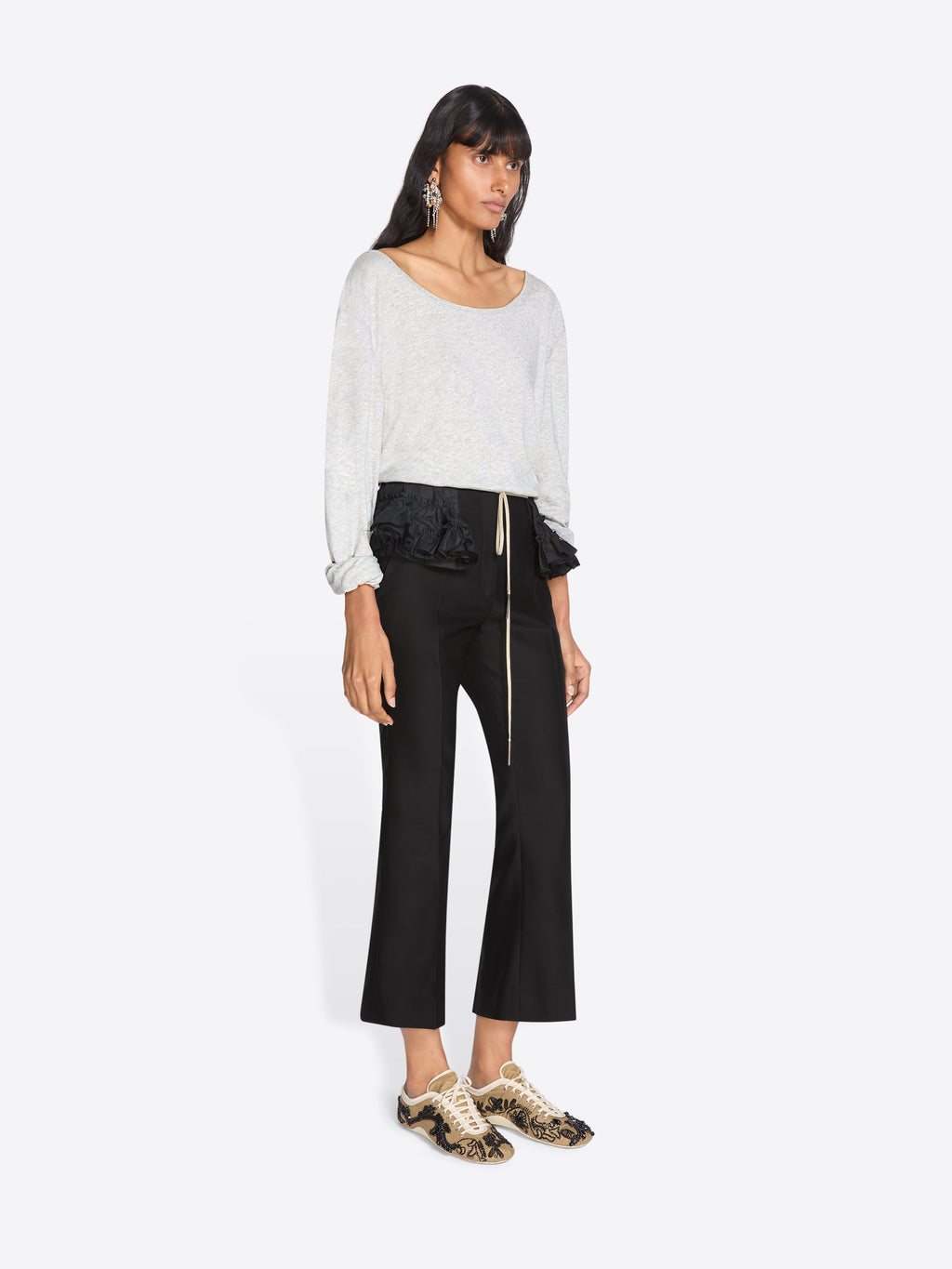 Ruffled Cotton Belt