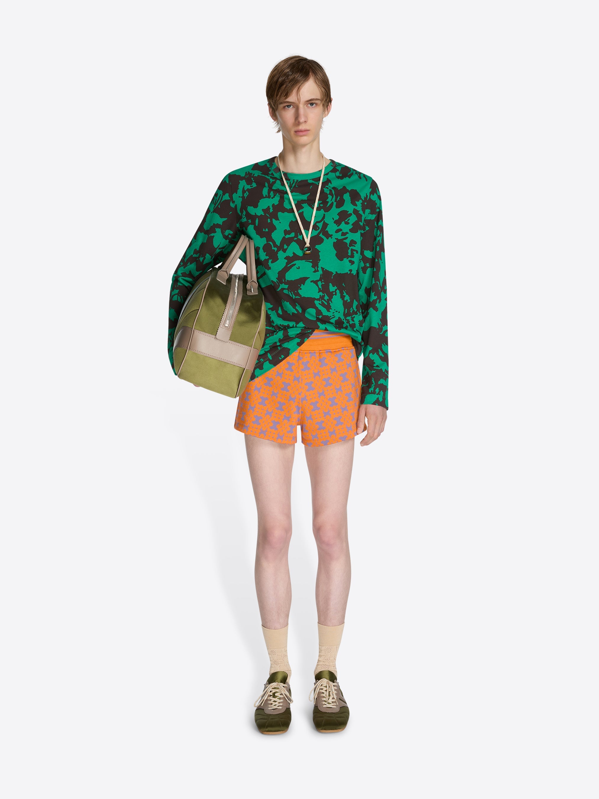 Ribbed Jacquard Shorts