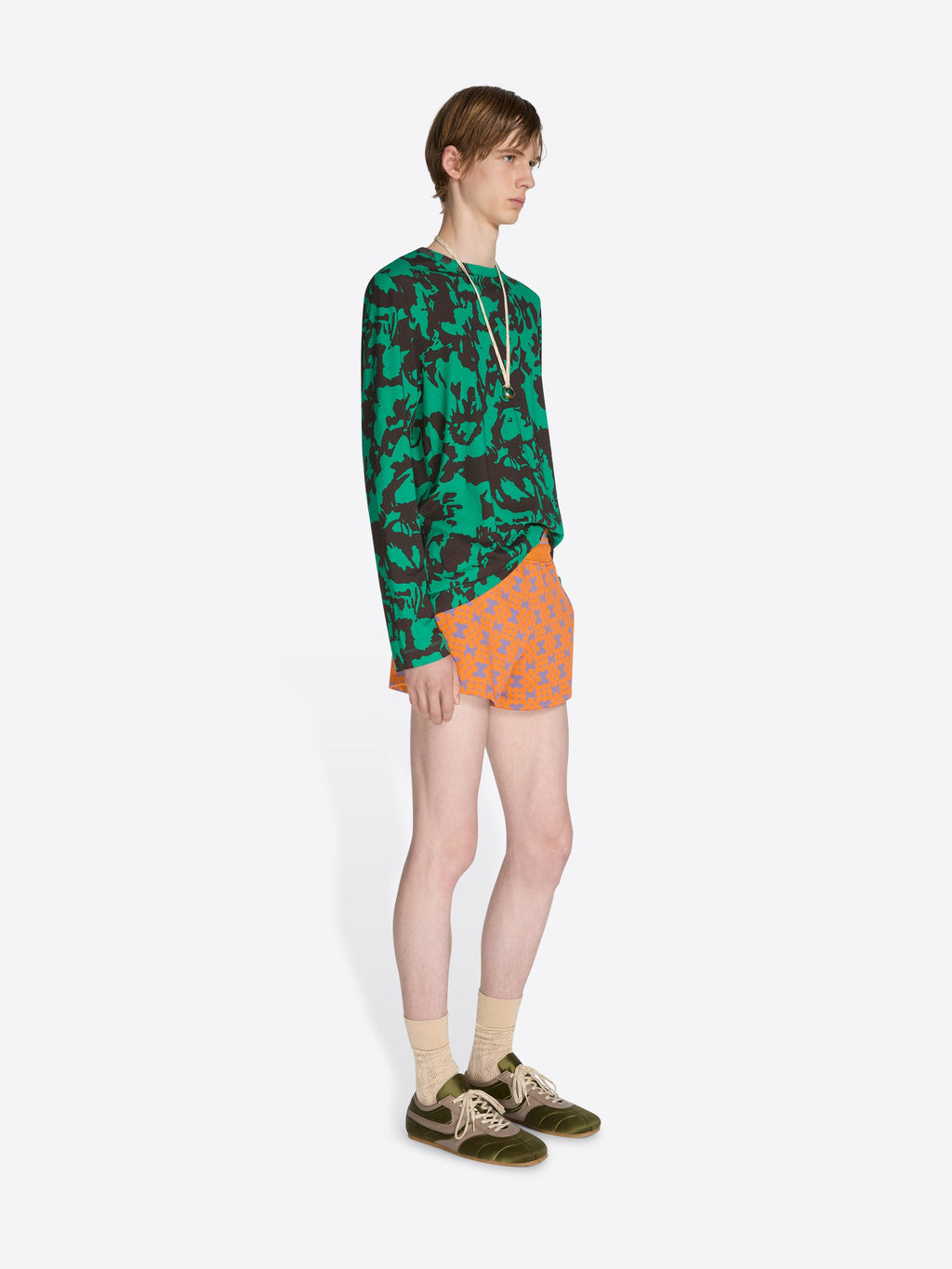 Ribbed Jacquard Shorts