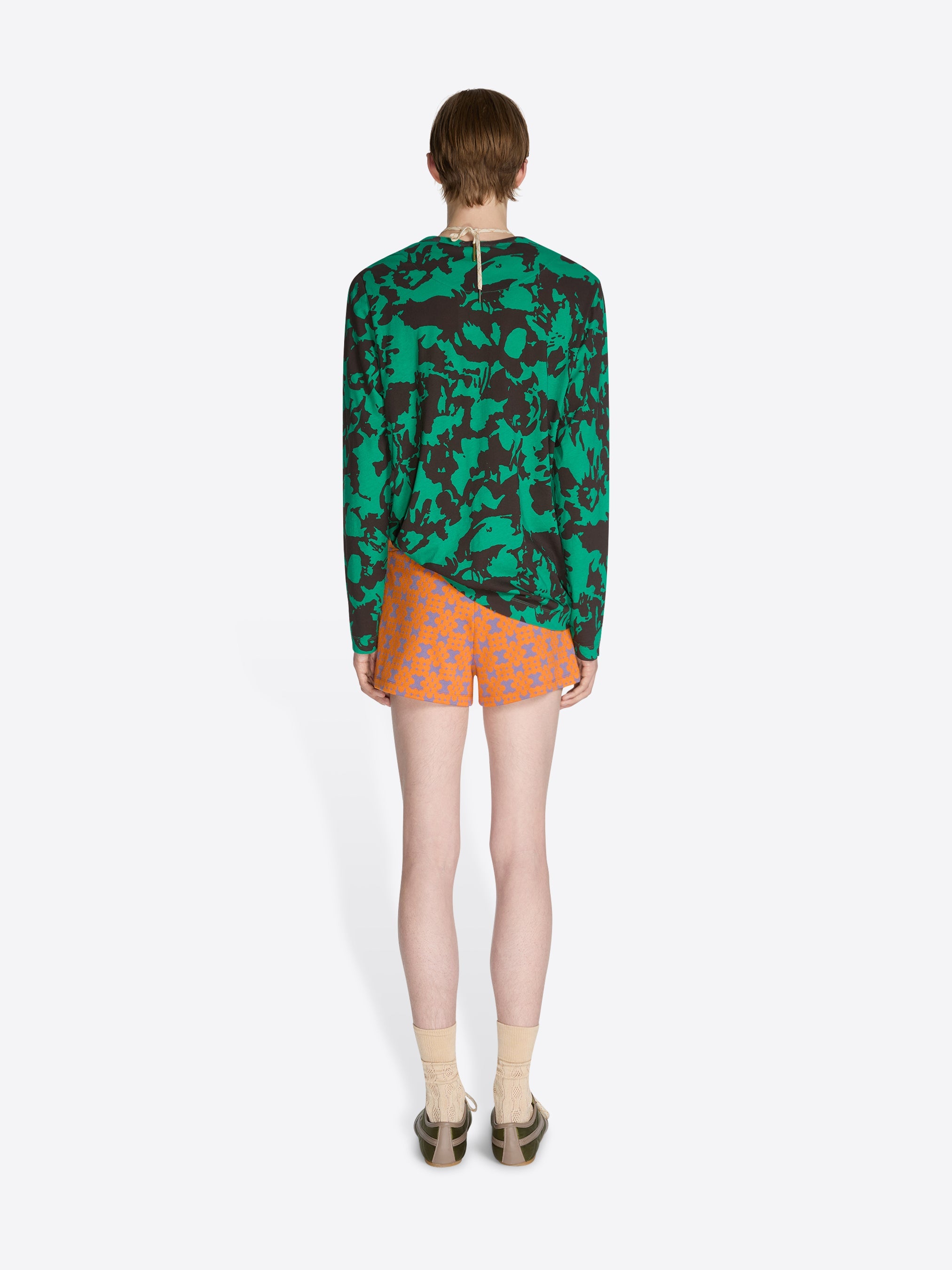 Ribbed Jacquard Shorts