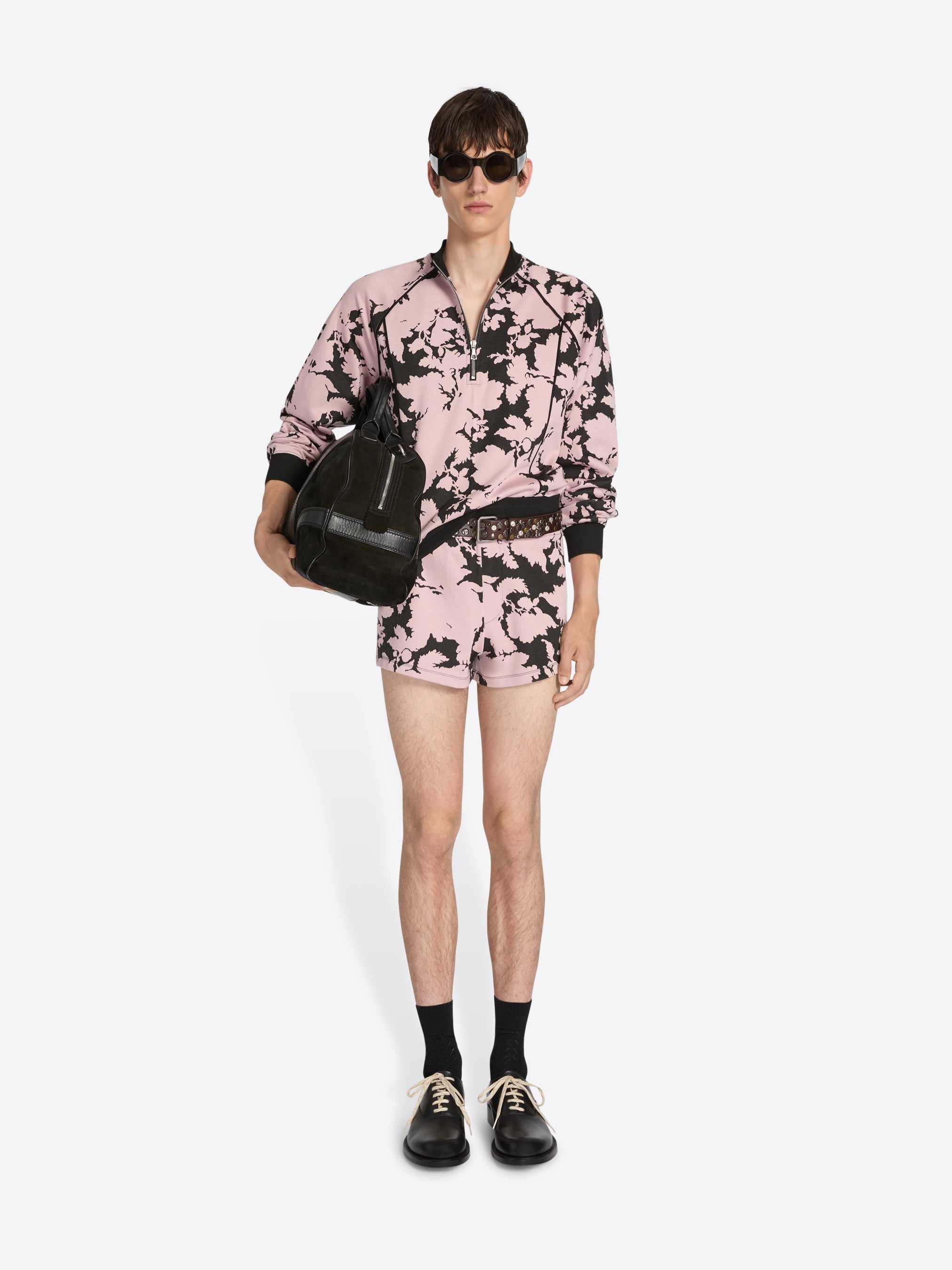 Ribbed Jacquard Shorts