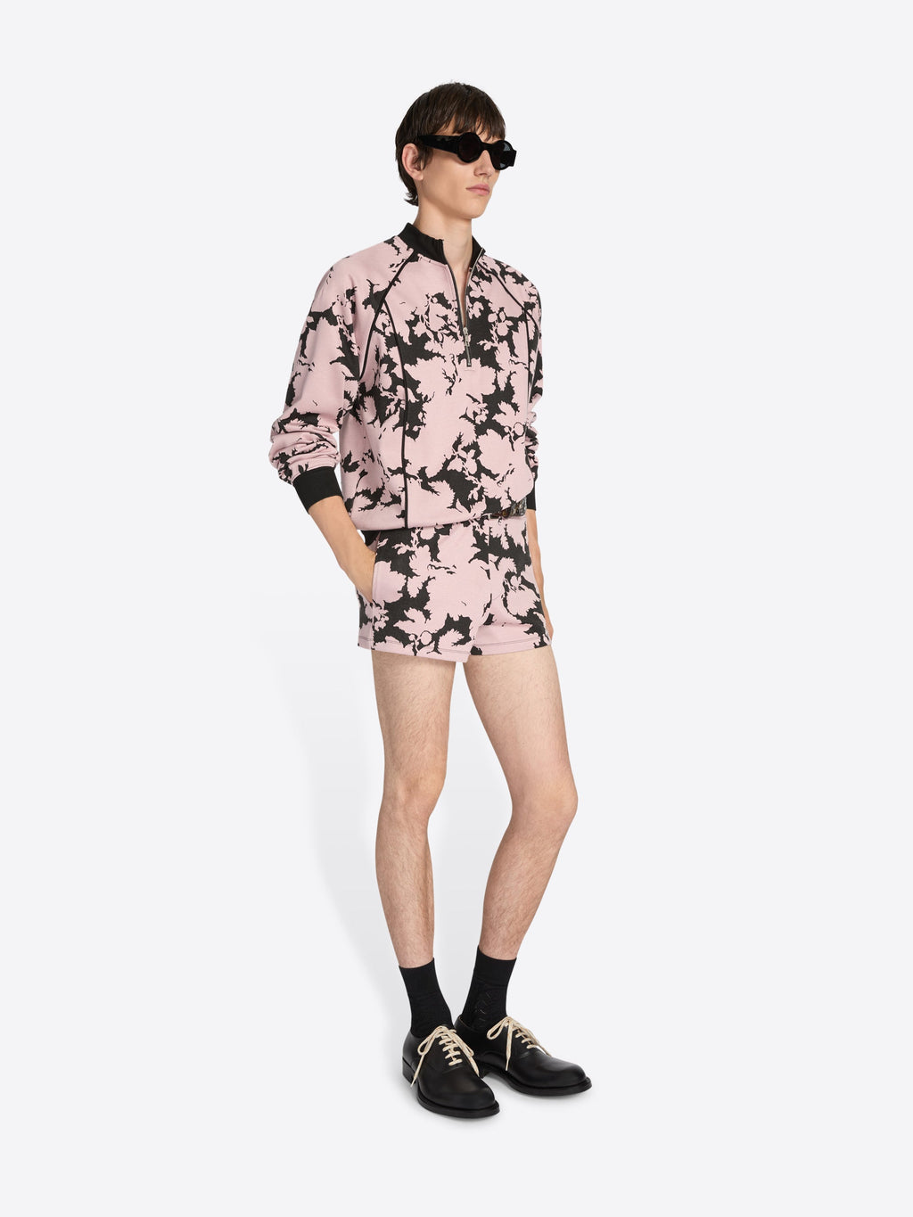 Ribbed Jacquard Shorts