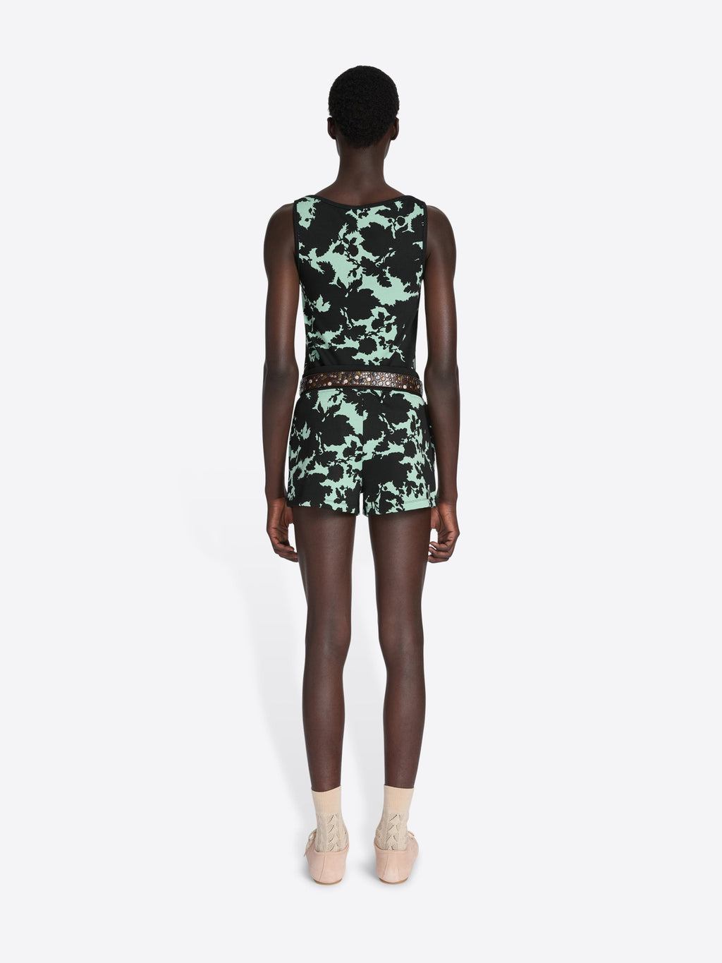 Ribbed Jacquard Shorts