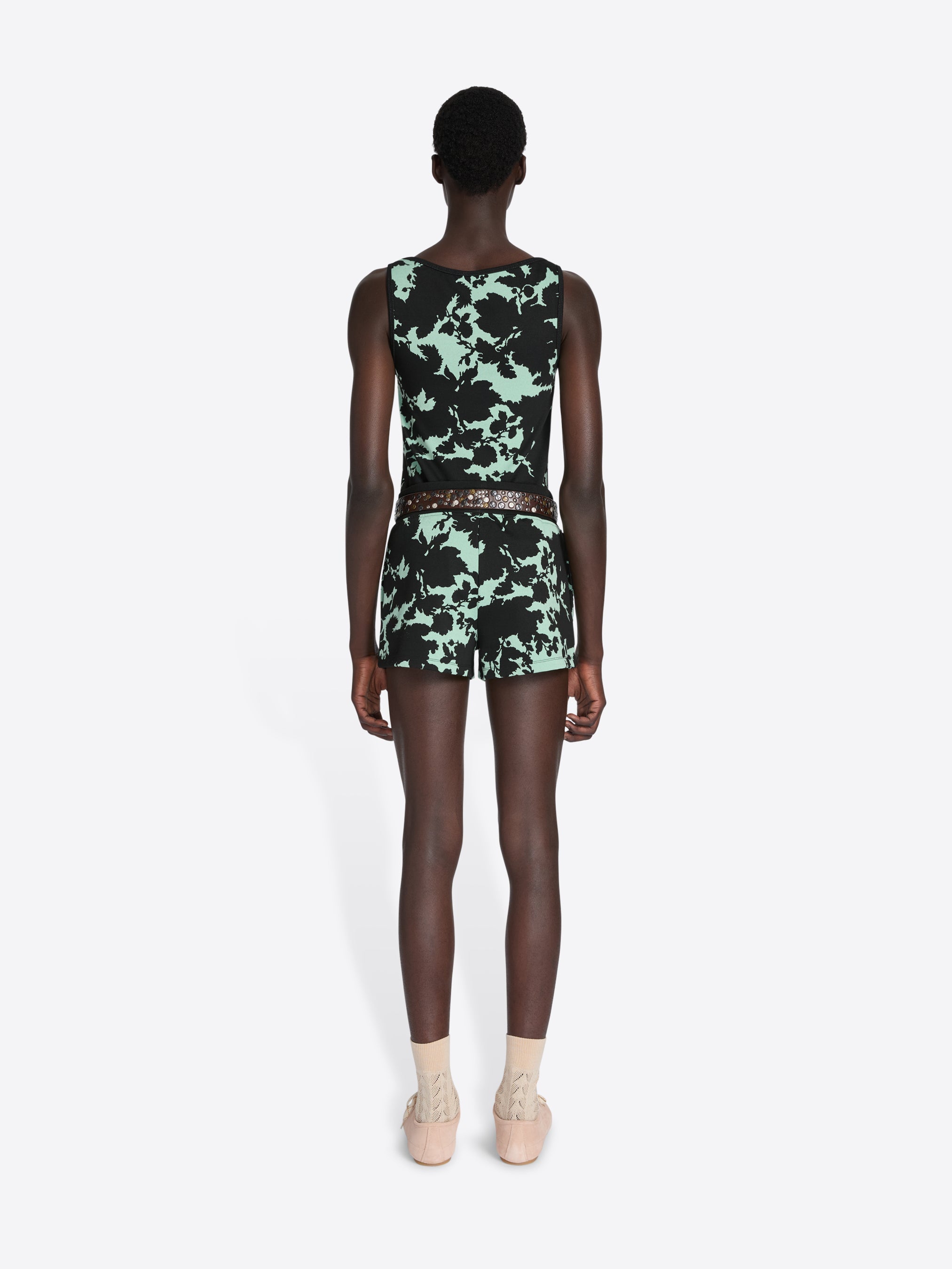 Ribbed Jacquard Shorts