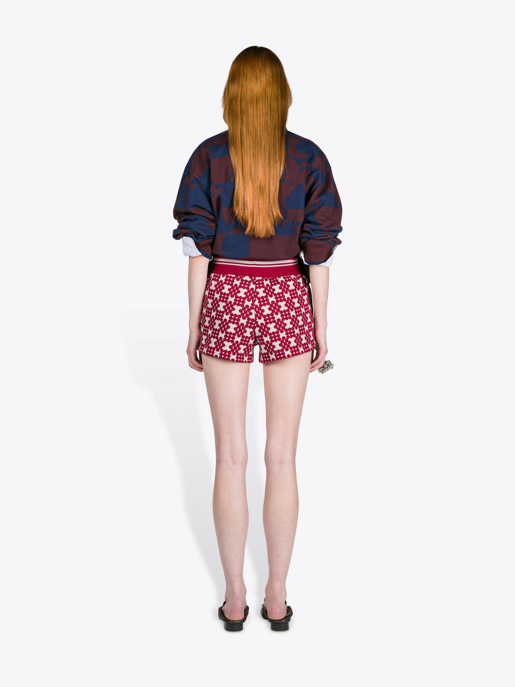 Ribbed Jacquard Shorts