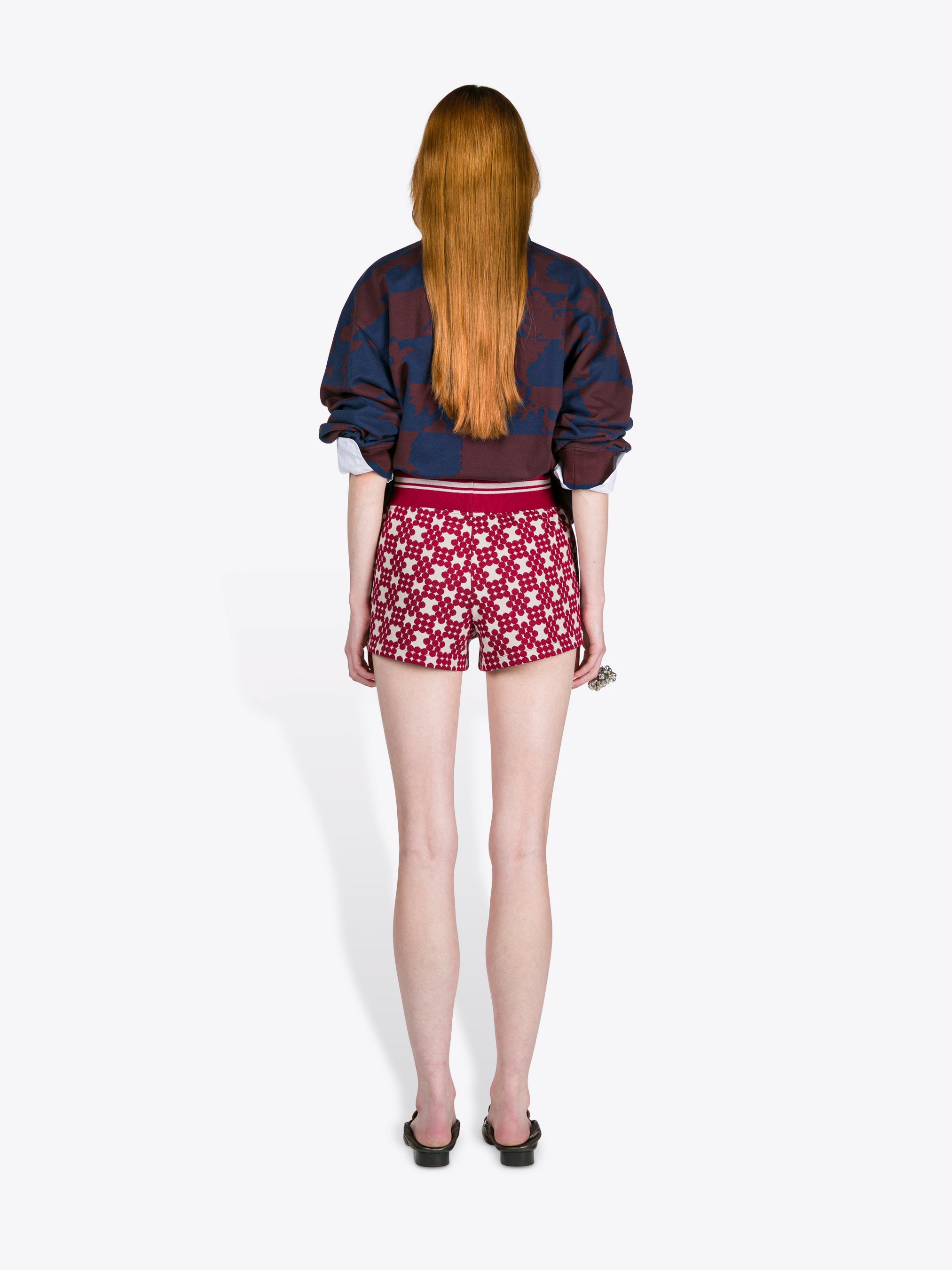 Ribbed Jacquard Shorts