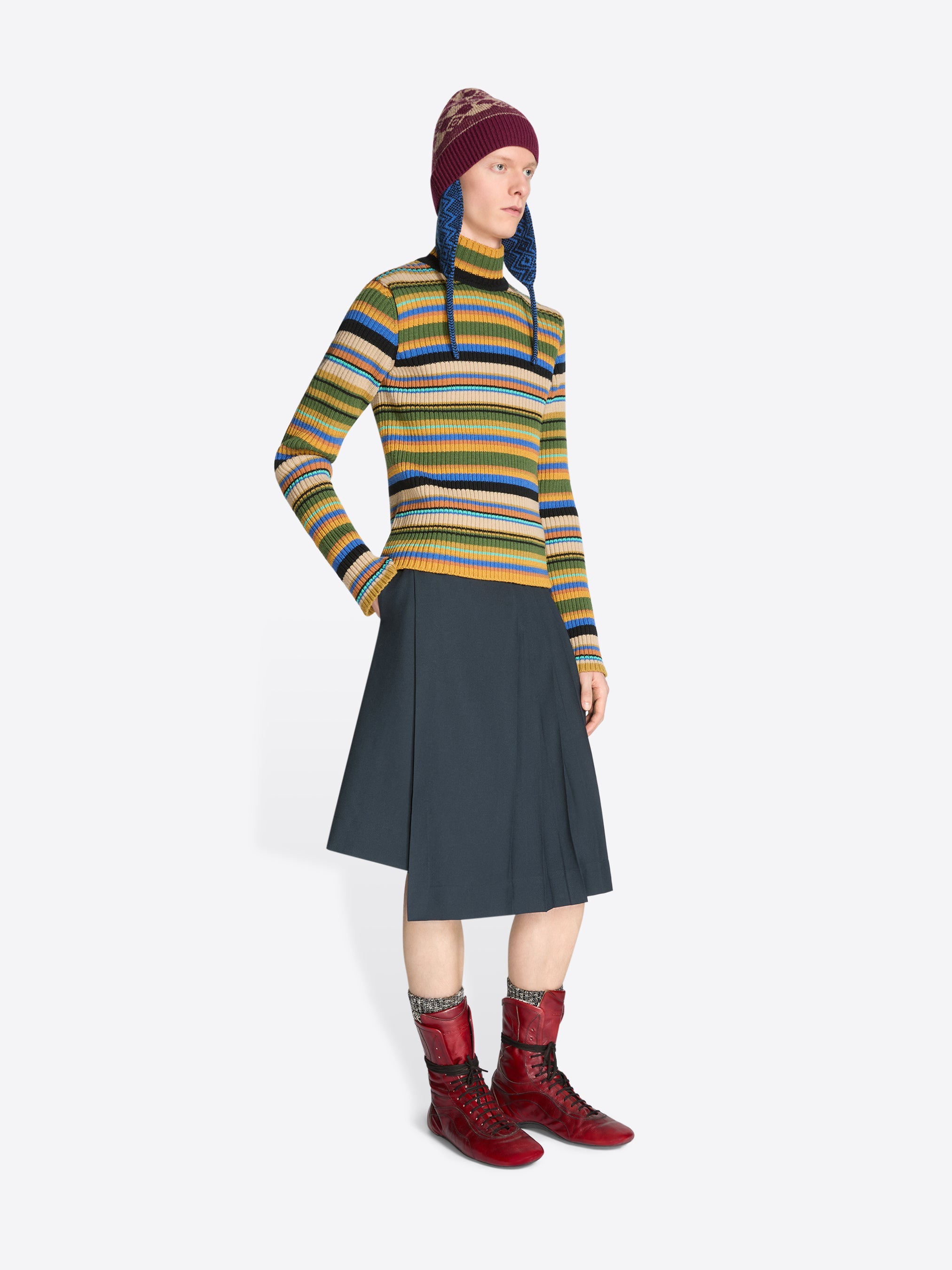 Ribbed Wool Sweater
