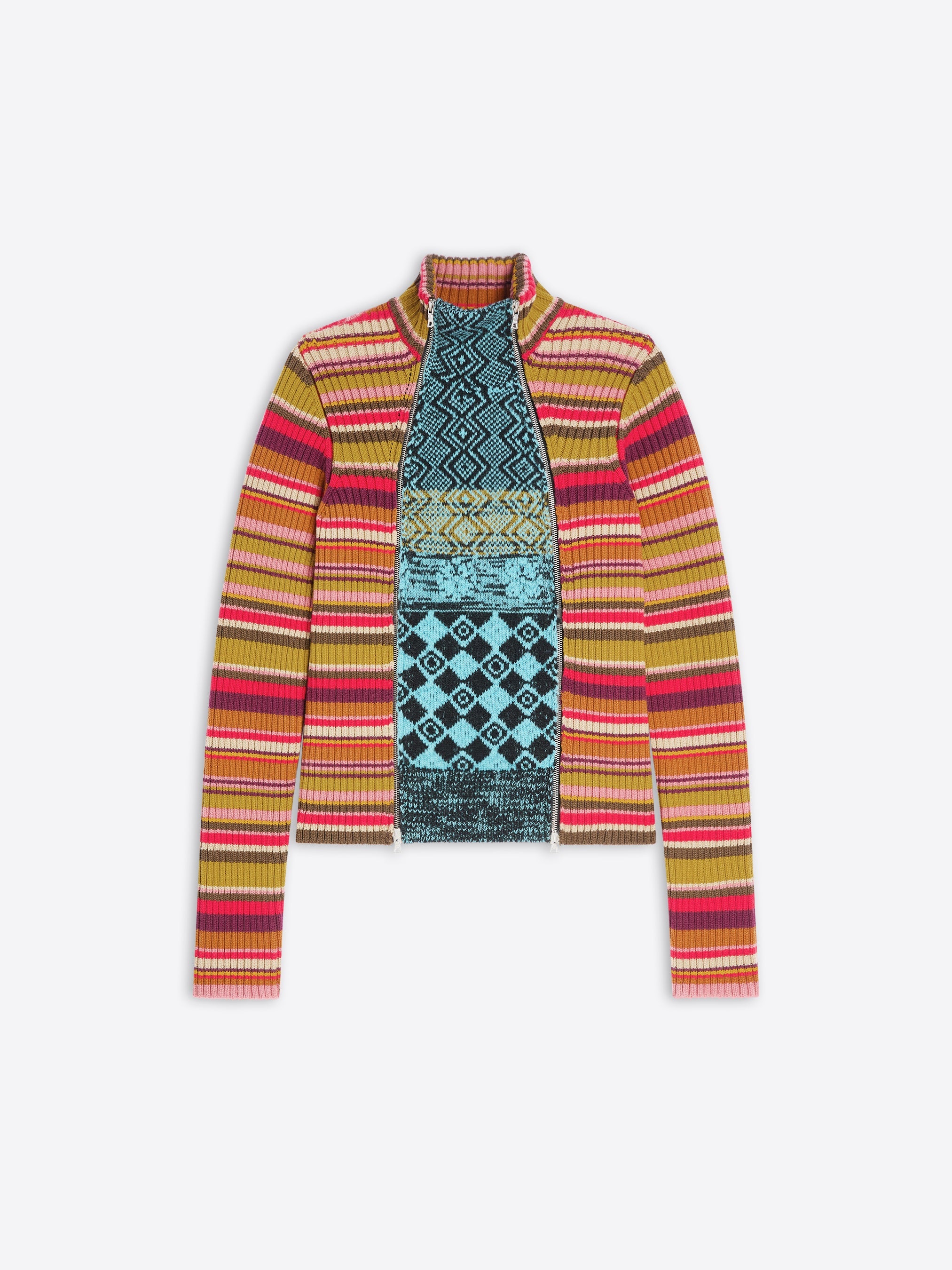 Ribbed Wool Cardigan